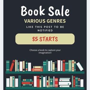 BOOK SALE SHOW! LIKE THIS POST TO BE NOTIFIED!